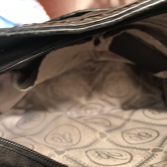 Brighton Crocodile Patent Leather Handbag - Picture 5 of 7